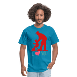 Father and Son - turquoise