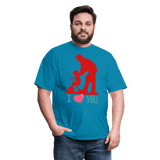 Father and Son - turquoise