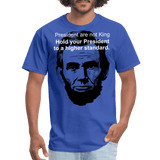 Abraham Lincoln - royal blue