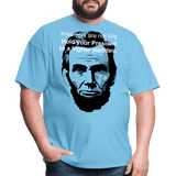 Abraham Lincoln - aquatic blue