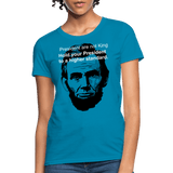 Abraham Lincoln - turquoise