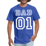 Dad - royal blue
