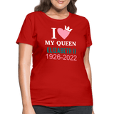Queen Elizabeth II - red