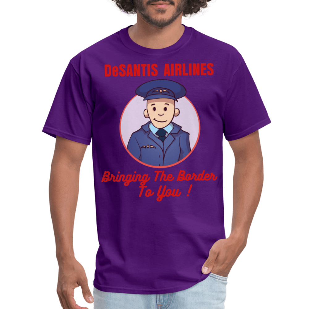 DeSANTIS AIRLINES - purple