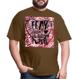 Fear Unisex Classic T-Shirt - brown