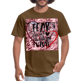 Fear Unisex Classic T-Shirt - brown